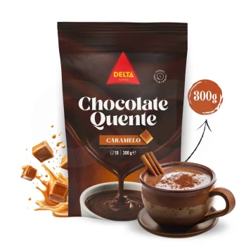DELTA CAFÉS® Achocolatado Chocolate Quente Caramelo 300g