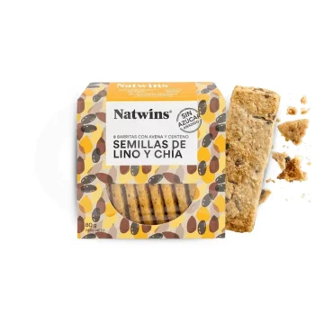 NATWINS® Bolacha Linhaça E Chia 8 un.