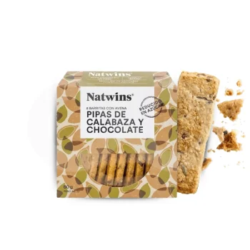 NATWINS® Bolacha Abóbora E Chocolate 8 un.