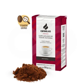 CANDELAS® Café Moído De Moagem Grossa 250g