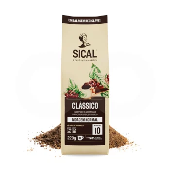 SICAL® Café Moído Clássico Moagem Normal 220g