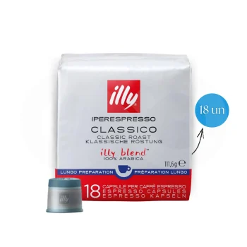 ILLY® Cápsulas Iperespresso Lungo 18 un.