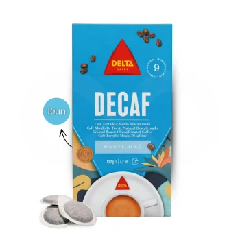DELTA CAFÉS® Pastilhas Café Decaf 16 un.