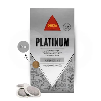DELTA CAFÉS® Pastilhas Café Platinum 16 un.