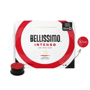 BELLISSIMO® Cápsulas Delta Q Intenso 30 un.