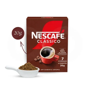 NESCAFÉ® Café Solúvel Clássico Soluble 10 un.