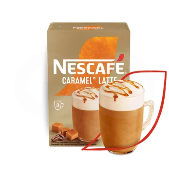 NESCAFÉ® Café Solúvel Cappuccino Caramel Latte 8 un.