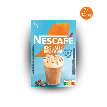 NESCAFÉ® Iced Latte Salted Caramel 7 uni