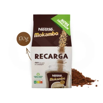 MOKAMBO® Café Solúvel Cereais E Recarga 170g
