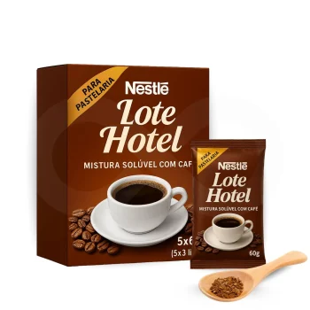 LOTE HOTEL® Café Solúvel Mistura 5 X 60g