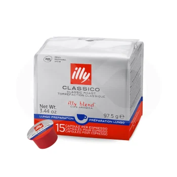 ILLY® Cápsulas MPS Lungo 15 un.