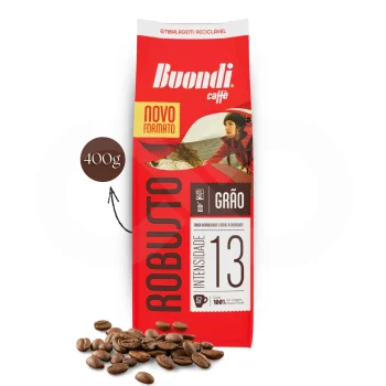 BUONDI® Café em Grão Robusto 400g