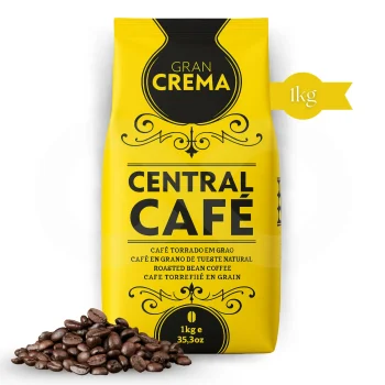 CENTRAL CAFÉ® Café em Grão Gran Crema 1kg