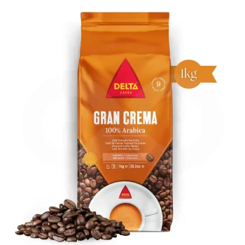 DELTA CAFÉS® Café em Grão Gran Crema 1kg
