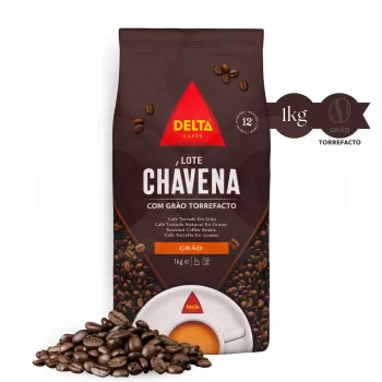DELTA CAFÉS® Café em Grão Lote Chávena Com Torrefacto 1kg