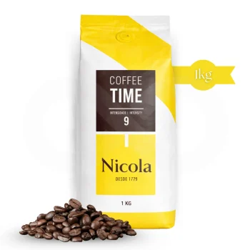 NICOLA® Café em Grão Coffee Time 1kg
