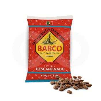 BARCO® Café em Grão Especial Descafeinado 500g