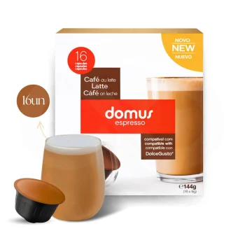 DOMUS® Cápsulas Dolce Gusto Latte 16 un.