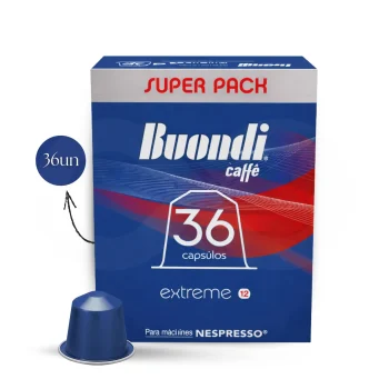 BUONDI® Cápsulas Nespresso Extreme Super Pack 36 un.