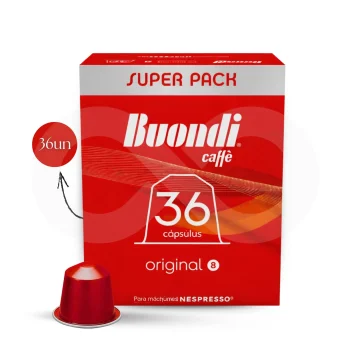BUONDI® Cápsulas Nespresso Original Super Pack 36 un.