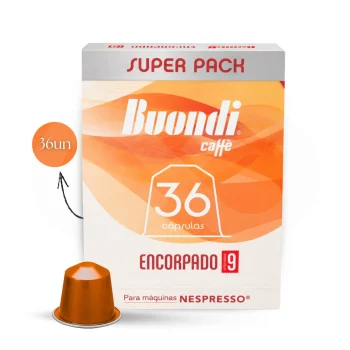BUONDI® Cápsulas Nespresso Encorpado Super Pack 36 un.