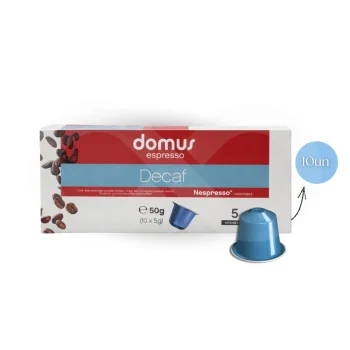 DOMUS® Cápsulas Nespresso Decaf 10 un.