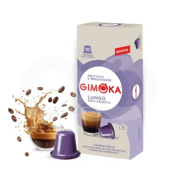 GIMOKA® Cápsulas Nespresso Lungo 10 un.