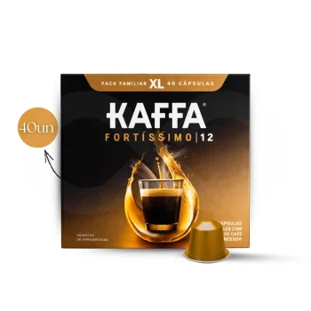 KAFFA® Cápsulas Nespresso Fortissimo XL 40 un.