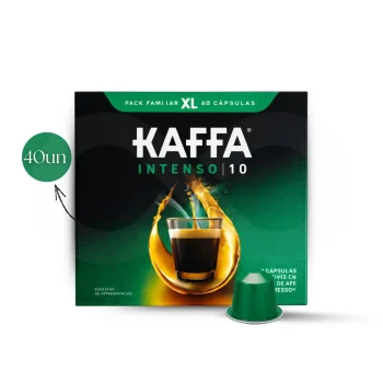 KAFFA® Cápsulas Nespresso Intenso XL 40 un.