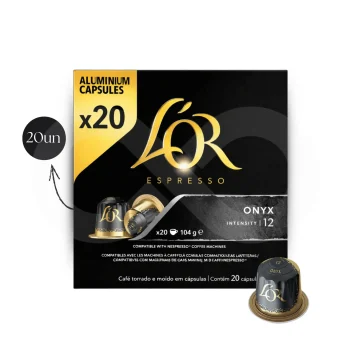 L´OR® Cápsulas Nespresso Onyx 20 un.