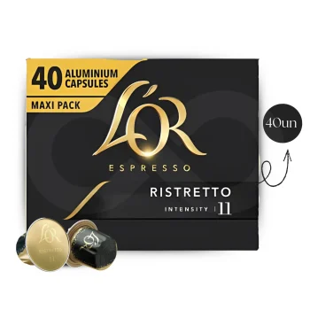 L´OR® Cápsulas Nespresso Ristretto 40 un.