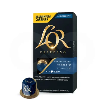 L´OR® Cápsulas Nespresso Ristretto Decaf 10 un.