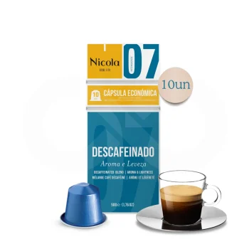 NICOLA® Cápsulas Nespresso Decaf 10 un.