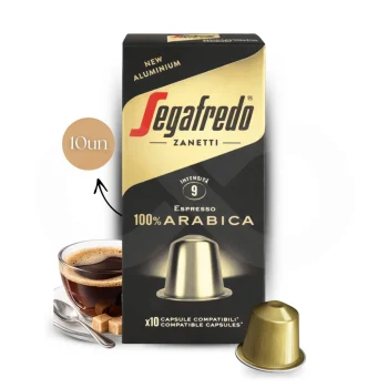 SEGAFREDO® Cápsulas  Nespresso Supremo Arábica 10 un