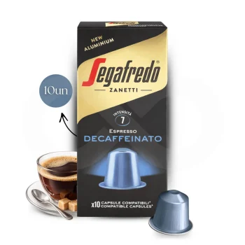 SEGAFREDO® Cápsulas Nespresso Decaffeinato 10 un.