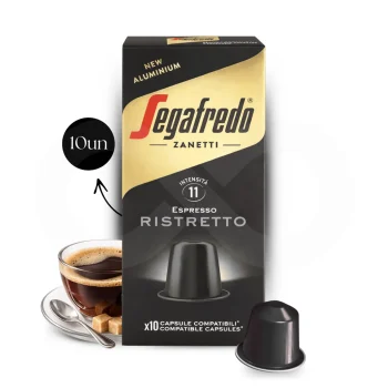 SEGAFREDO® Cápsulas Nespresso Ristretto 10 un.