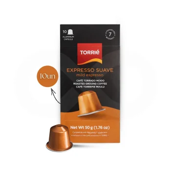 TORRIE® Cápsulas Nespresso Suave 10 un. Aluminio