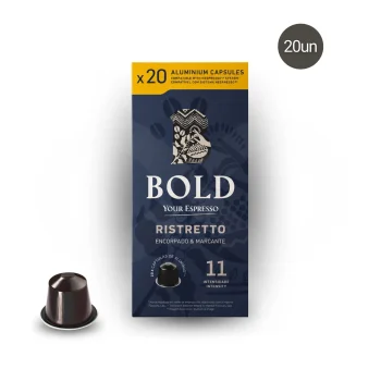 BOLD® Ristretto Cápsulas Nespresso 20 uni