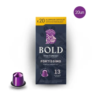 BOLD® Fortíssimo Cápsulas Nespresso 20 uni