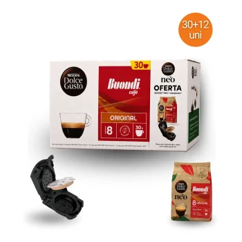 BUONDI® Original Dolce Gusto 30 Uni + Buondi NEO e Adaptador