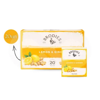 BRODIES® Chá Lemon & Ginger 20 un.