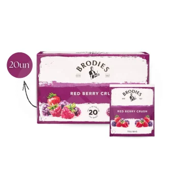 BRODIES® Chá Red Berry Crush 20 un.