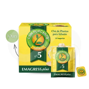 CEM POR CENTO® Chá Emagress Plus 10 un.