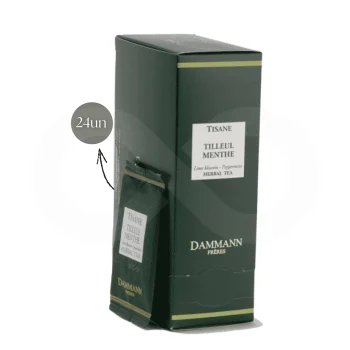 DAMMANN FRÈRES® Chá Tilleul Menthe 24 un.