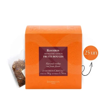 DAMMANN FRÈRES® Chá Rooibos Fruits Rouge 25 un.
