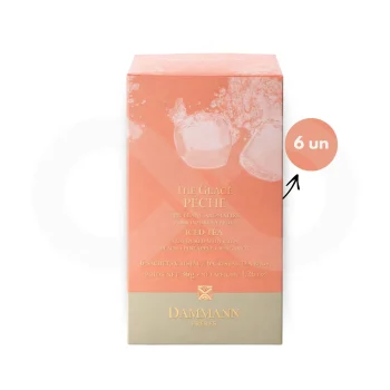 DAMMANN FRÈRES® Chá Thé Glacé Pêche 6 un.