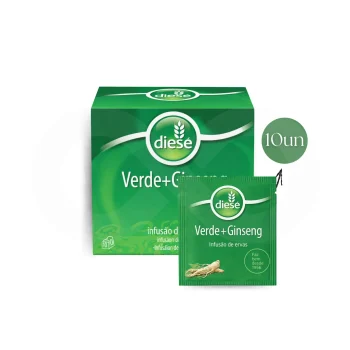 DIESE® Chá Verde E Ginseng 10 un.