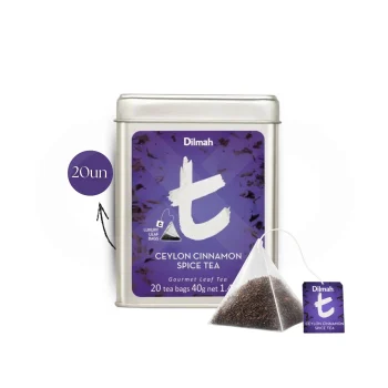 DILMAH® Chá Ceylon Cinnamon Spice Tea 20 un.