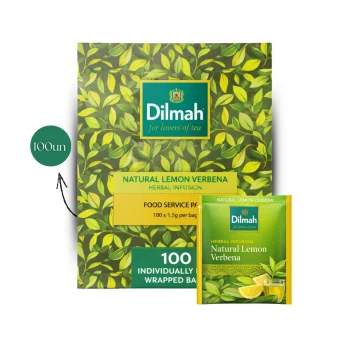 DILMAH® Chá Natural Lemon Verbena 100 un.