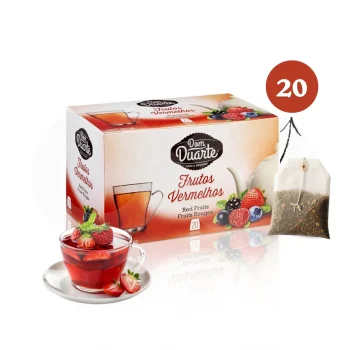 DOM DUARTE® Chá Frutos Vermelhos 20 un.